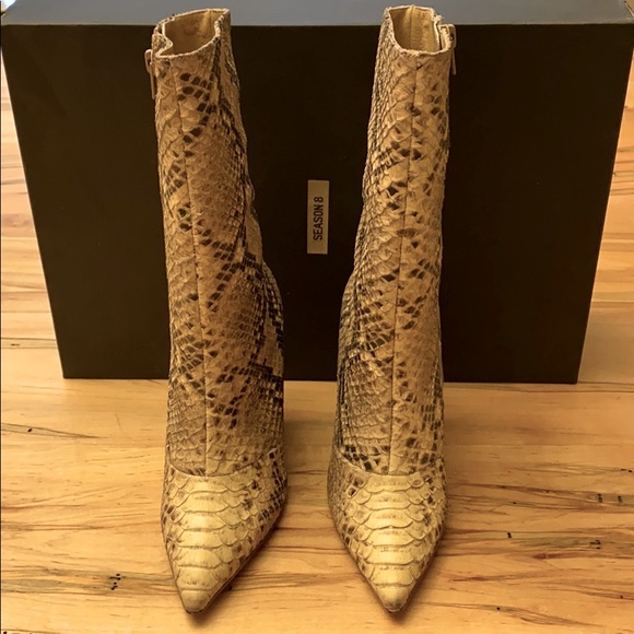 YEEZY Season 8 Python Wedge Ankle Boot - Picture 3 of 8